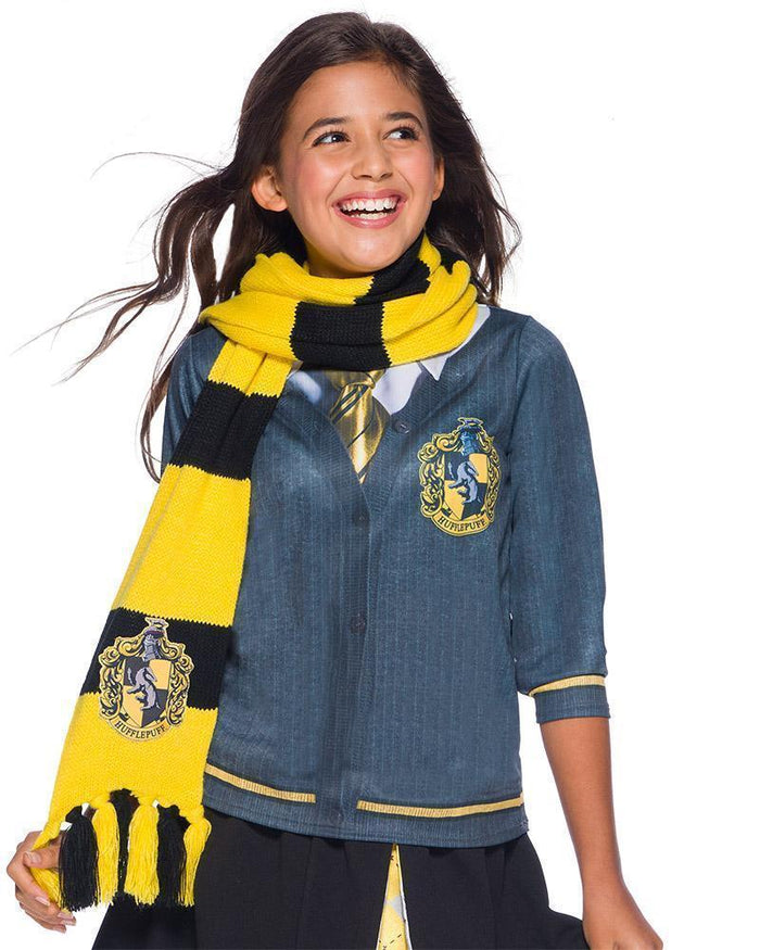 Hufflepuff Deluxe Scarf for Kids - Warner Bros Harry Potter