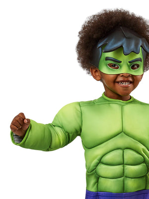 Buy Hulk Deluxe Costume for Toddlers - Marvel Spidey & His Amazing Friends from Costume World