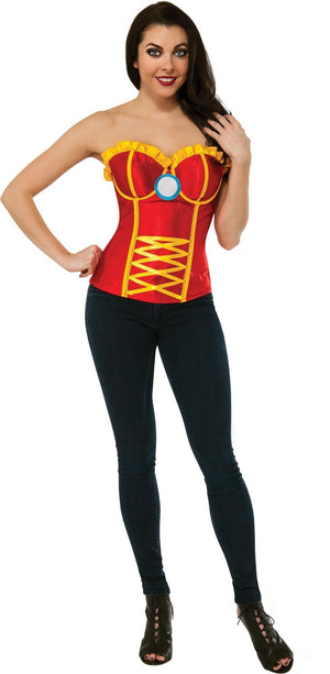 Buy Iron Rescue Ribboned Corset for Adults - Marvel Avengers from Costume World