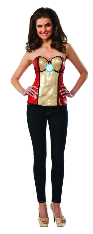 Buy Iron Rescue Sequined Corset for Adults - Marvel Avengers from Costume World