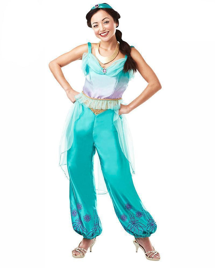 Jasmine Deluxe Costume for Adults - Disney Aladdin