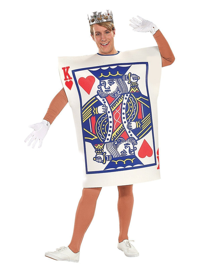 King Of Hearts Playing Card Costume for Adults
