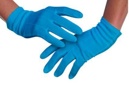 Lady Gaga Poker Face Blue Gloves for Adults - Lady Gaga