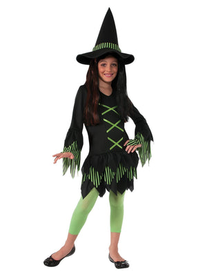 Buy Lime Witch Costume for Kids from Costume World