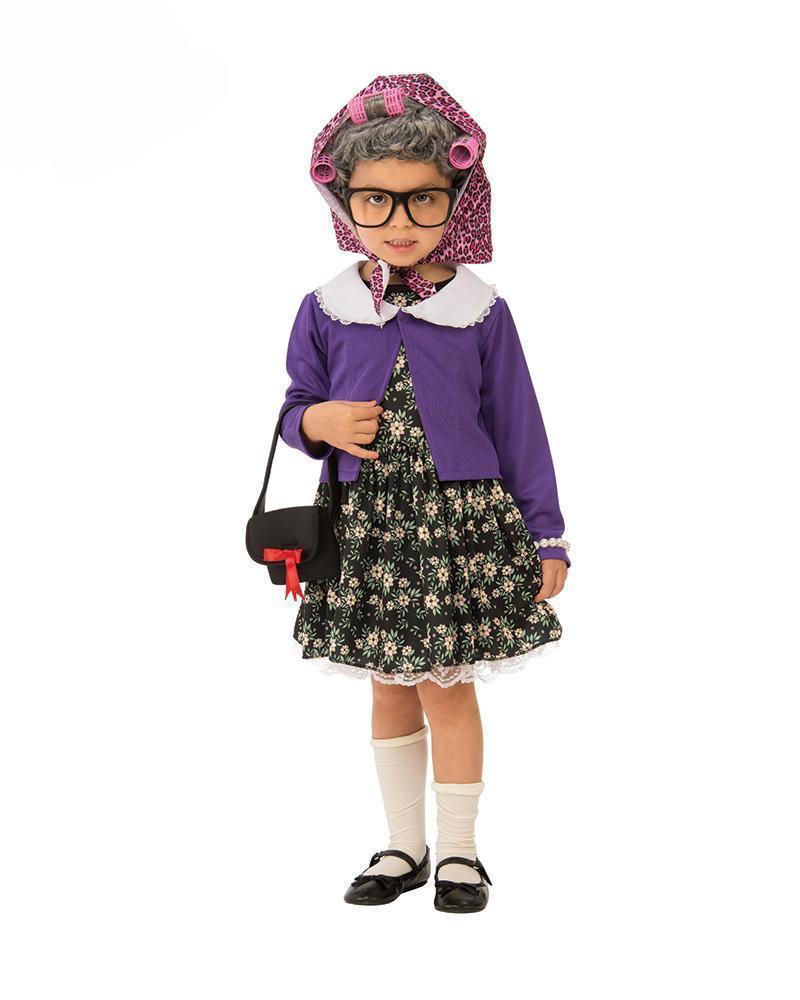Little Old Lady Costume for Kids - Main Image