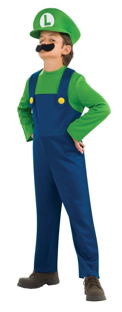 Luigi Costume for Toddlers and Kids - Super Mario Bros