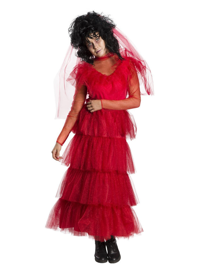 Lydia Deetz Wedding Dress Costume for Adults - Warner Bros Beetlejuice