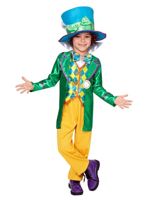 Buy Mad Hatter Deluxe Costume for Kids - Disney Alice in Wonderland from Costume World