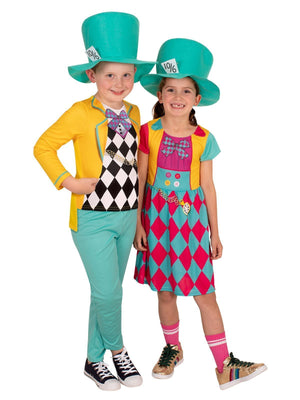 Buy Mad Hatter Dress Costume for Kids - Disney Alice in Wonderland from Costume World