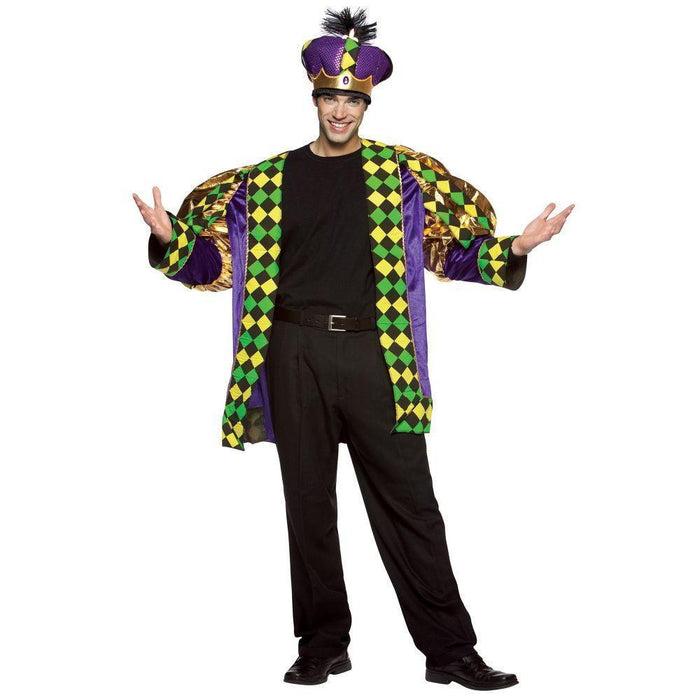 Mardi Gras King Costume for Adults