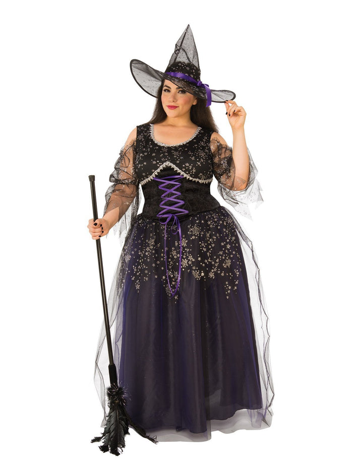 Midnight Witch Plus Size Costume for Adults