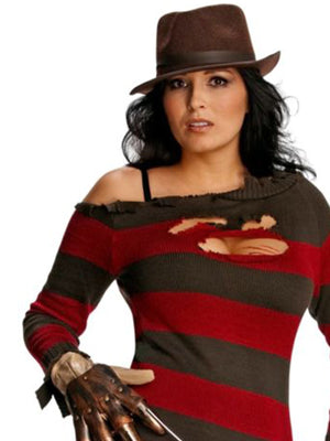 Buy Miss Freddy Kruger Plus Size Costume for Adults - Warner Bros Nightmare on Elm St from Costume World