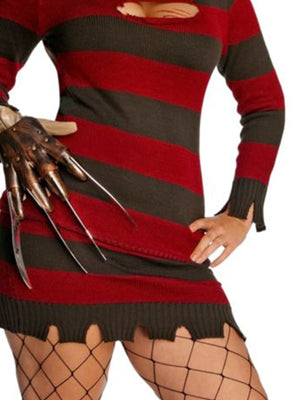 Buy Miss Freddy Kruger Plus Size Costume for Adults - Warner Bros Nightmare on Elm St from Costume World