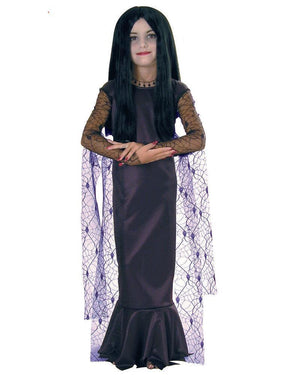 Buy Morticia Addams Costume for Kids - The Addams Family from Costume World