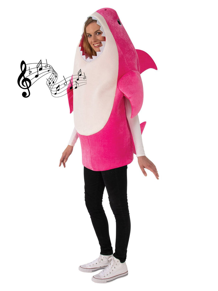 Mummy Shark Deluxe Pink Costume for Adults - Baby Shark