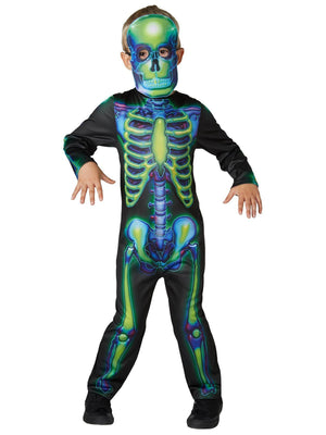 Buy Neon Skeleton Costume for Kids from Costume World