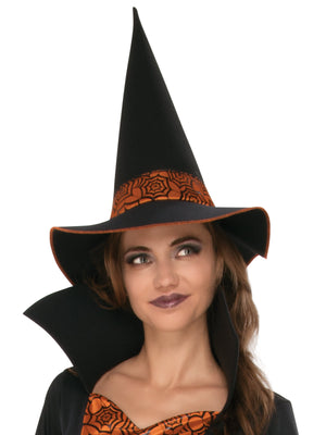 Buy Orange & Black Witch Costume for Adults from Costume World