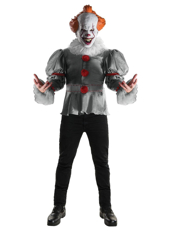 Pennywise Deluxe Costume for Adults - Warner Bros IT Movie