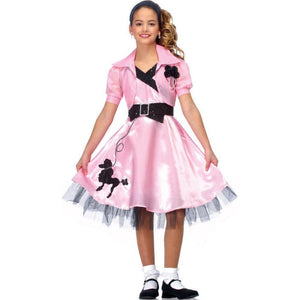 Buy Pink Hop Diva Poodle Skirt Costume for Kids from Costume World