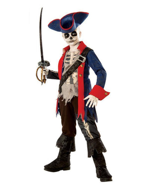Buy Pirate Captain Bones Costume for Kids from Costume World