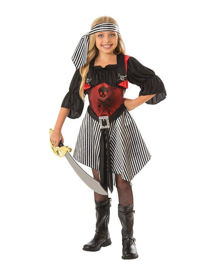 Pirate 'Crimson Pirate' Costume for Kids
