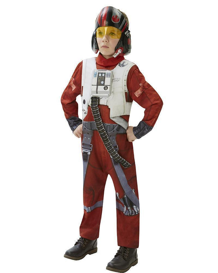 Poe Dameron X-Wing Fighter Deluxe Costume for Kids - Disney Star Wars