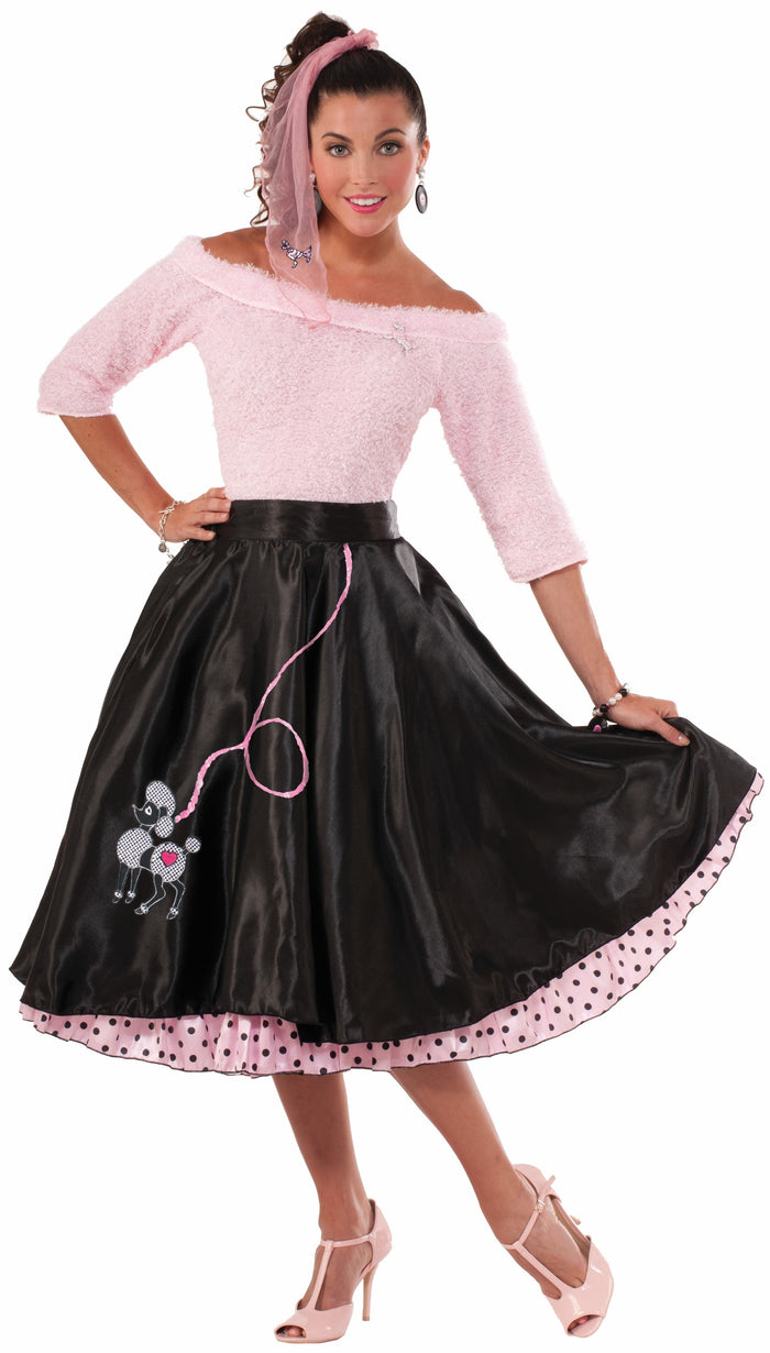 Poodle Skirt 50s Style Costume for Adults