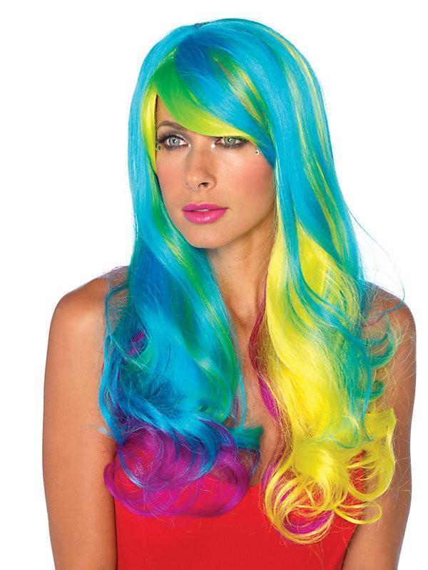 Prism Rainbow Wig for Adults