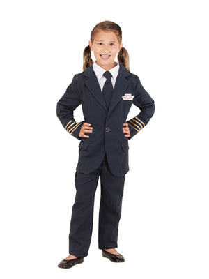 Buy Qantas Captain Uniform for Kids - QANTAS from Costume World