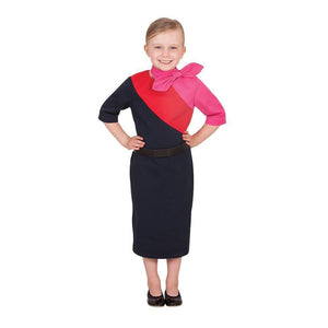 Buy Qantas Female Cabin Crew Uniform for Kids - QANTAS from Costume World