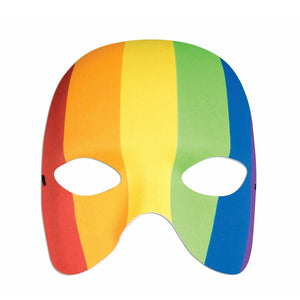Buy Rainbow Half Mask for Adults from Costume World