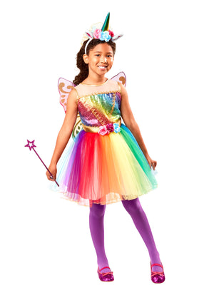 Buy Rainbow Unicorn Tutu Costume for Kids from Costume World