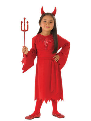 Buy Red Devil Girl Costume for Kids from Costume World