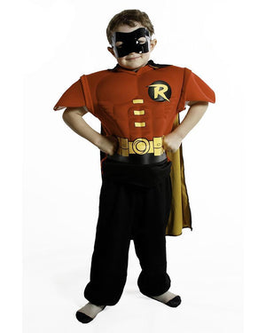 Buy Robin Muscle Chest Dress Up Set for Kids - Warner Bros DC Comics from Costume World