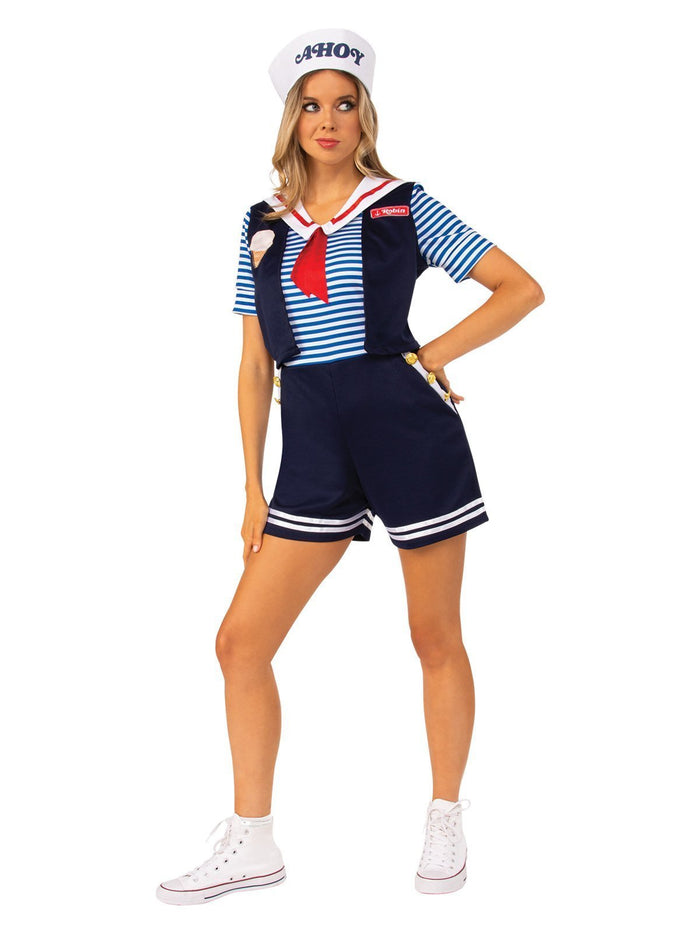 Robin 'Scoops Ahoy Uniform' Costume for Adults - Netflix Stranger Things