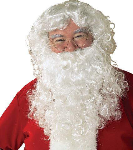 Santa costume beard 2025 and wig