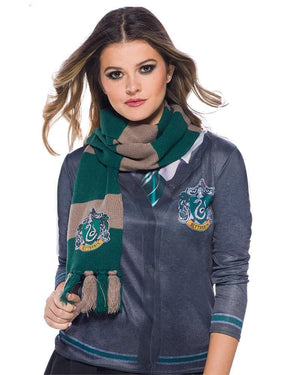 Buy Slytherin Deluxe Scarf for Kids - Warner Bros Harry Potter from Costume World
