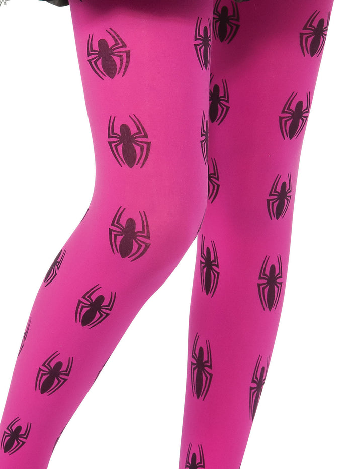 Spider-Girl Pink Tights for Kids - Marvel Spider-Girl