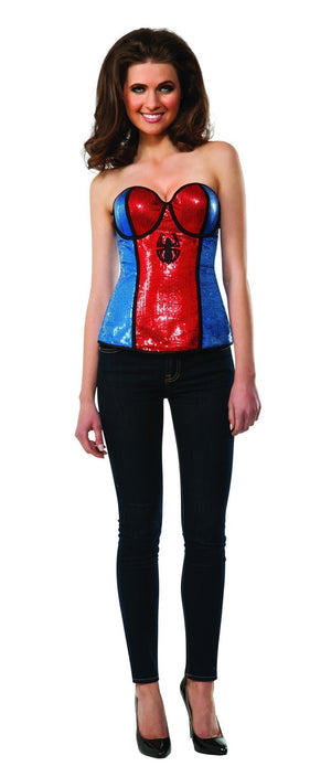 Buy Spider-Girl Sequined Corset for Adults - Marvel Spider-Girl from Costume World