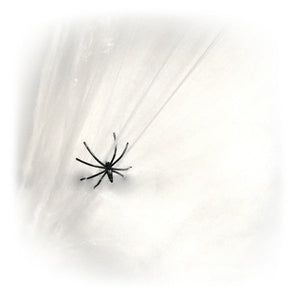 Buy Spider Webbing with Spiders - White from Costume World