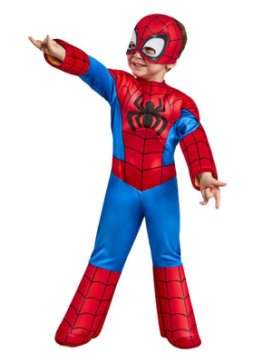 Buy Spidey Deluxe Costume for Toddlers - Marvel Spidey & His Amazing Friends from Costume World