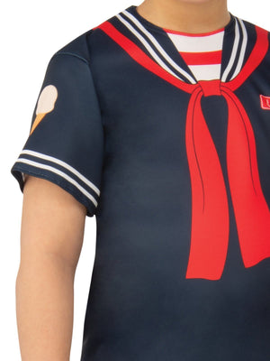 Buy Steve 'Scoops Ahoy Uniform' Costume for Kids - Netflix Stranger Things from Costume World