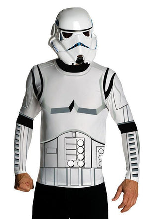 Buy Stormtrooper Top & Mask Set for Adults - Disney Star Wars from Costume World