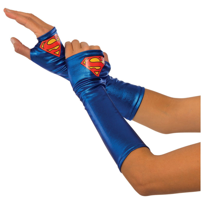 Supergirl Gauntlets for Adults - Warner Bros DC Comics