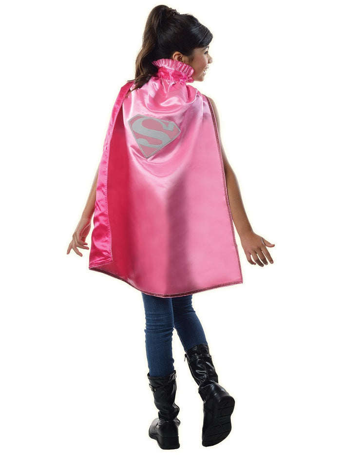 Supergirl Pink Cape for Kids - Warner Bros DC Comics
