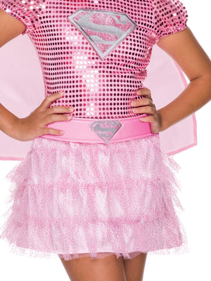 Buy Supergirl Premium Pink Sequin Costume for Kids - Warner Bros DC Comics from Costume World