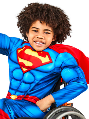 Buy Superman Adaptive Costume for Kids - Warner Bros Justice League from Costume World