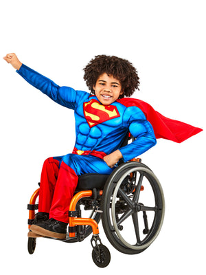 Buy Superman Adaptive Costume for Kids - Warner Bros Justice League from Costume World