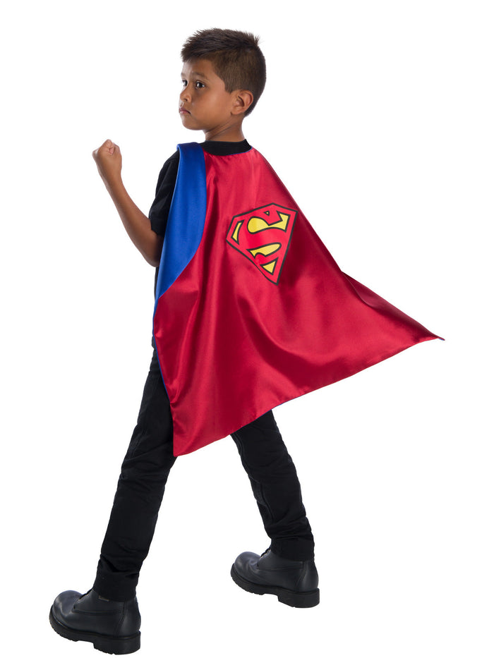 Dc Cape Superman Cape for Kids - DC Comics | Costume World NZ