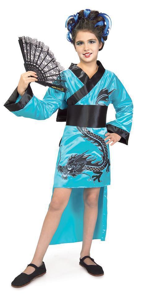 Rubie's Teal Dragon Girl Child Costume Small